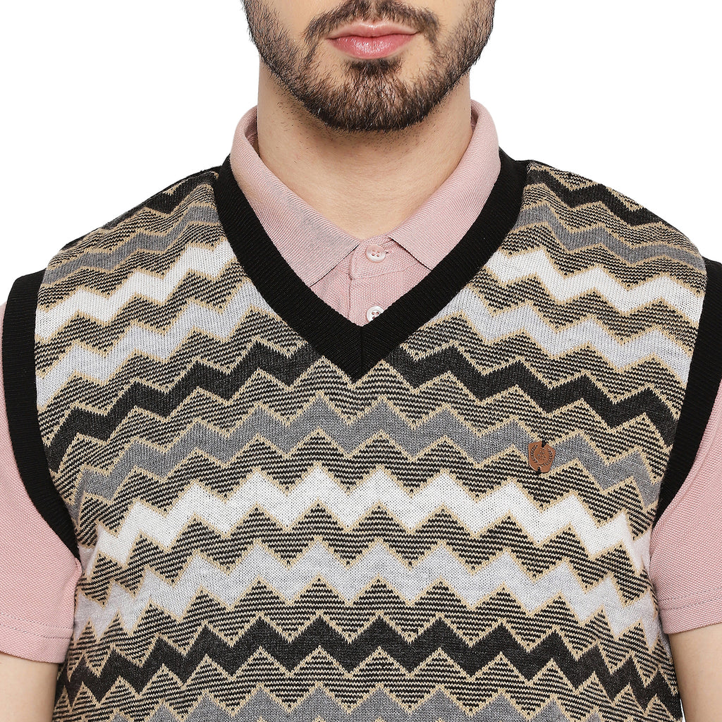 Duke Urban Men Sleeveless Reversible Sweater (SDS2036)