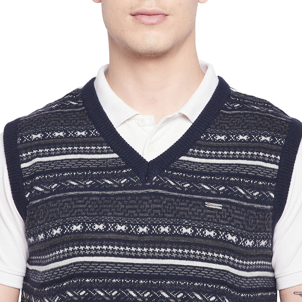 Duke Urban Men Sleeveless V Neck Sweater (SDS2029)