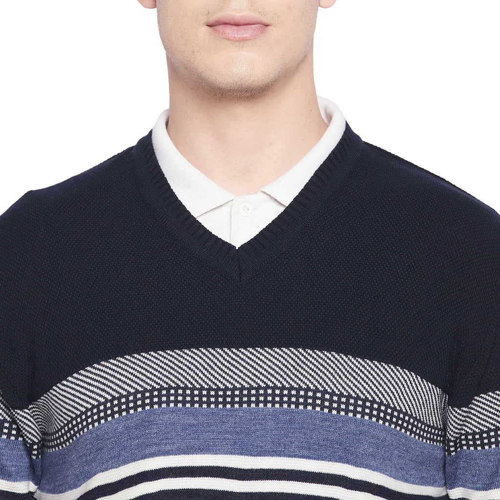 Duke Urban Men Full Sleeve V Neck Sweater (SDS2044)