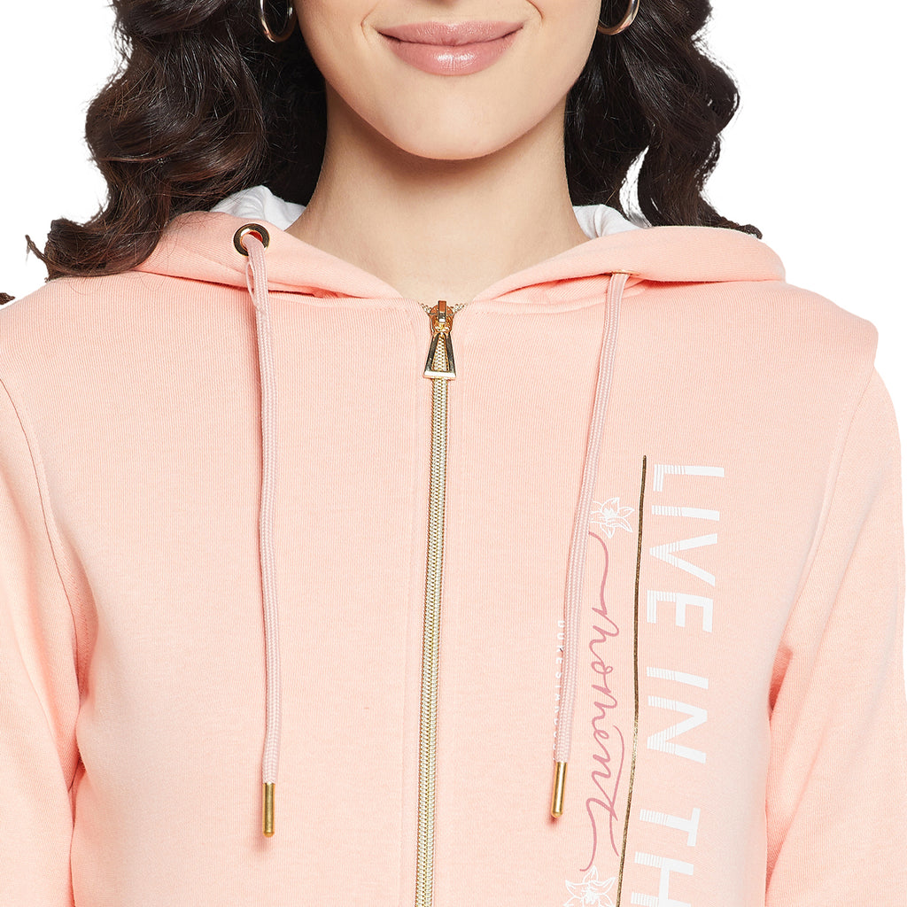 Duke Urban Women Full Sleeve Hooded Sweatshirt (LFX839)