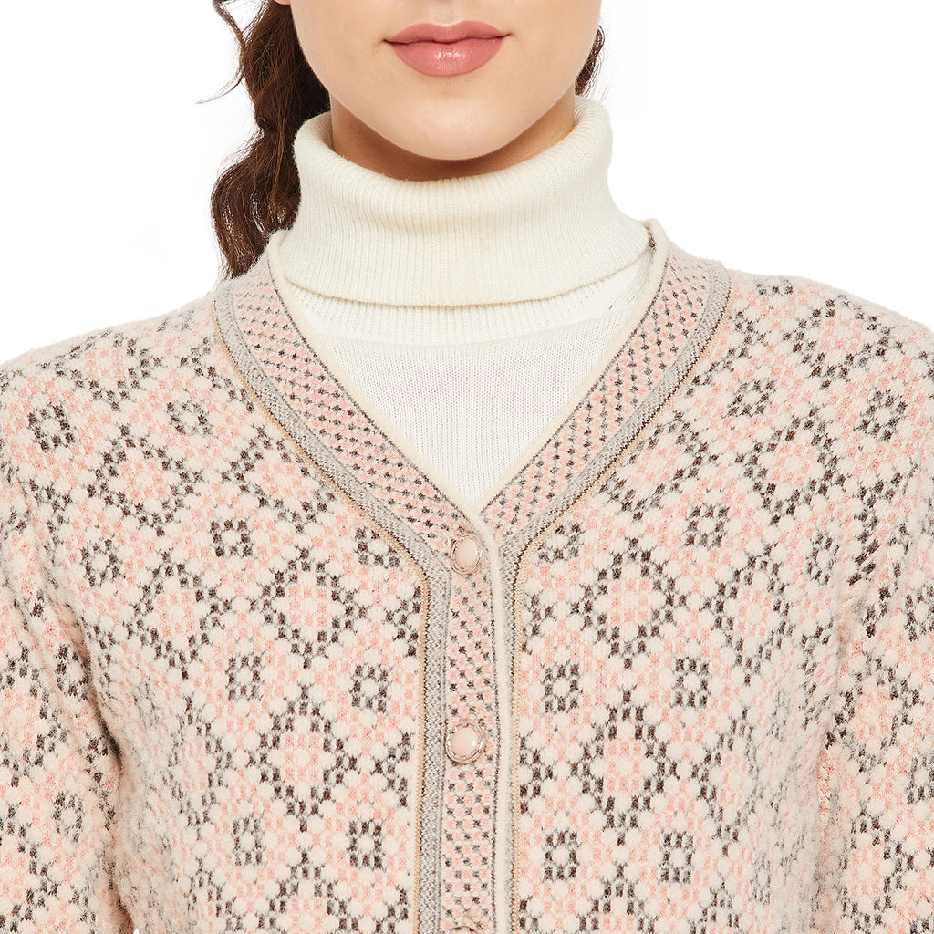 Duke Urban Women Full sleeve V Neck Cardigan (SDS1052)