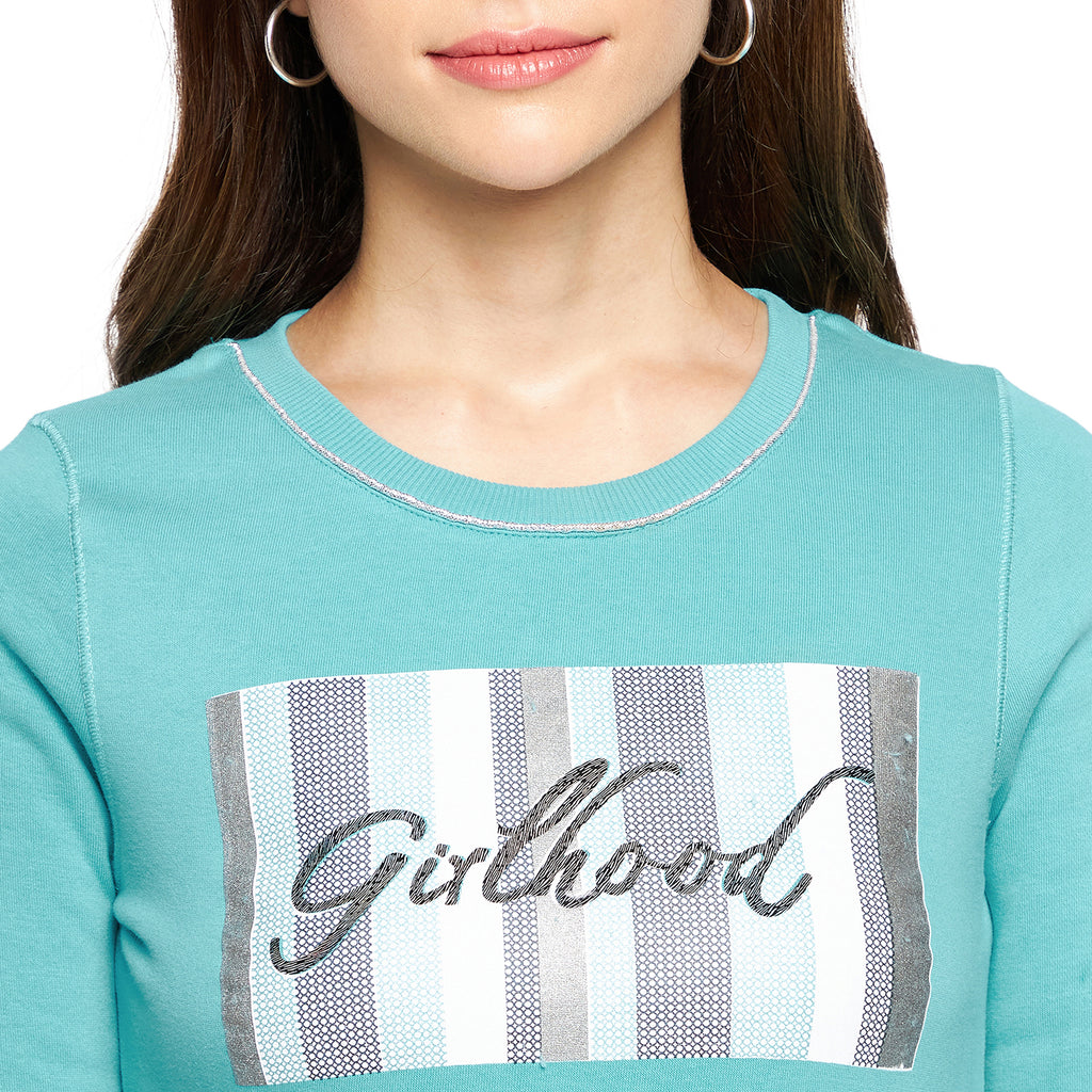 Duke Urban Women Full Sleeve Round Neck Sweatshirt (LFX780)