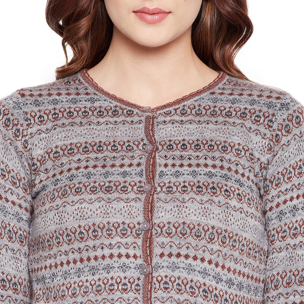 Duke Urban Women Full Sleeve Cardigan (SDS9621)