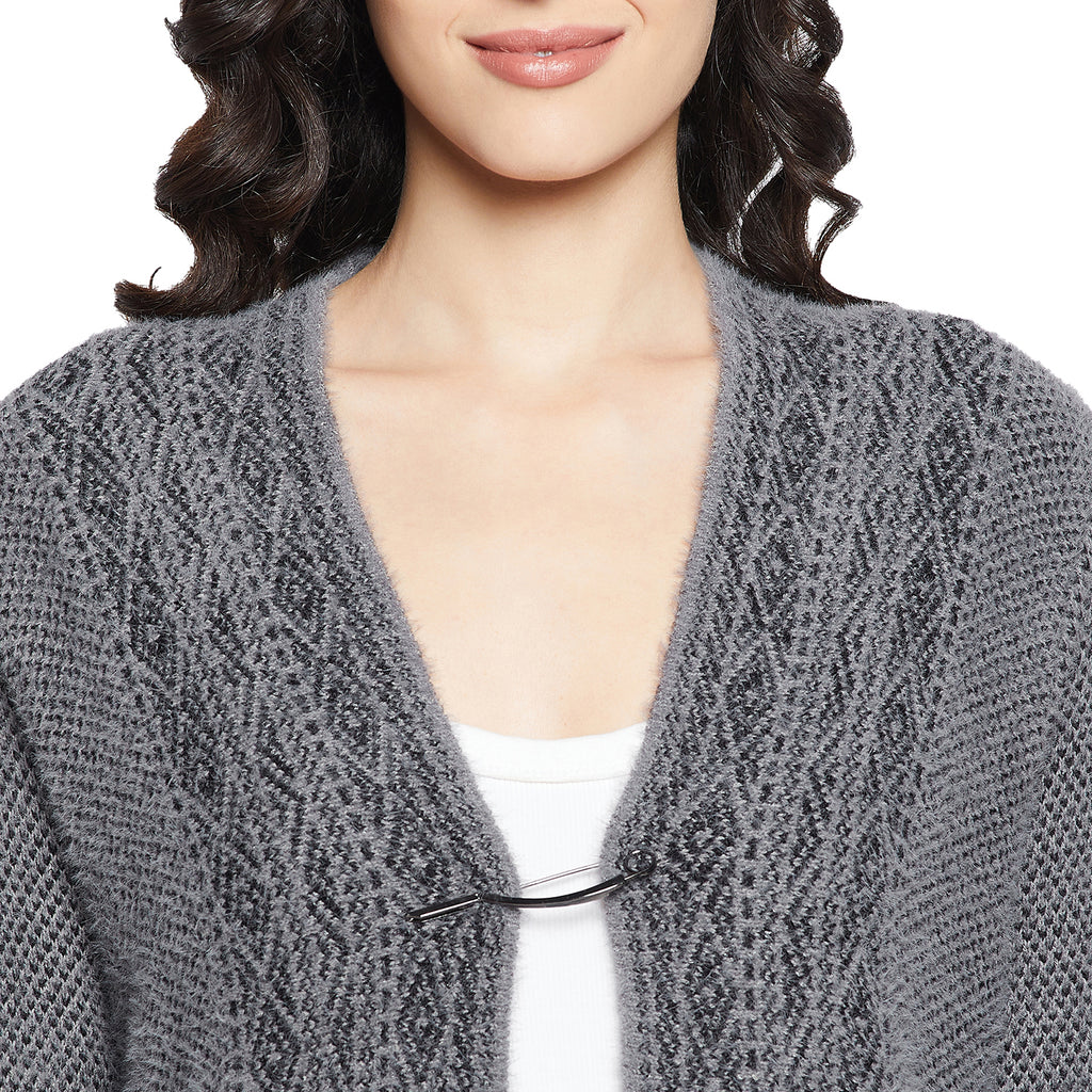 Duke Urban Women Full sleeve V Neck Cardigan (SDS9792)