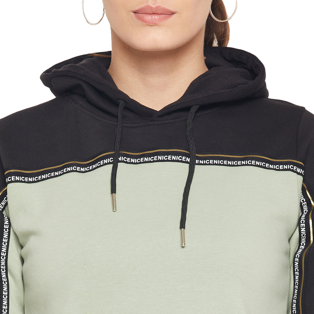 Duke Urban Women Full Sleeve Hooded Sweatshirt (LFX766)