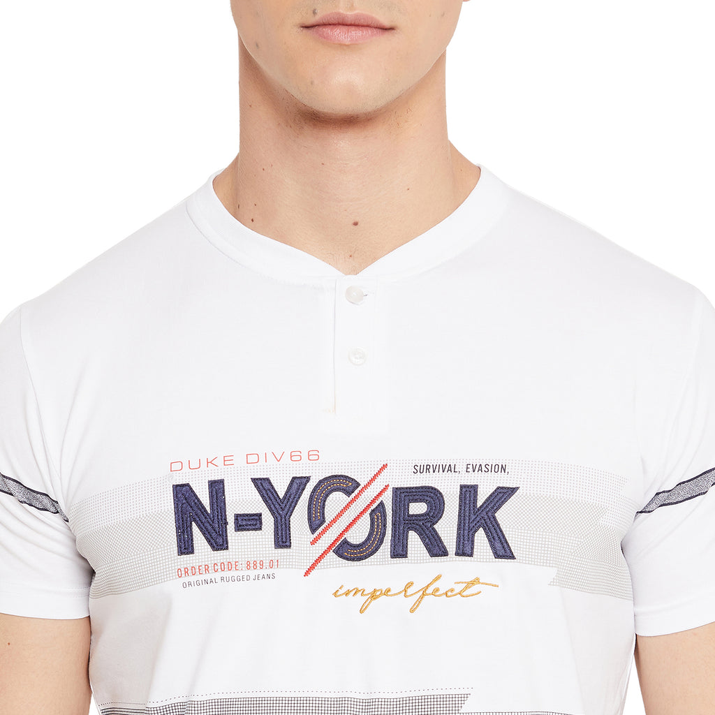 Duke Urban Men Half Sleeve Cotton T-shirt (LQ3715)