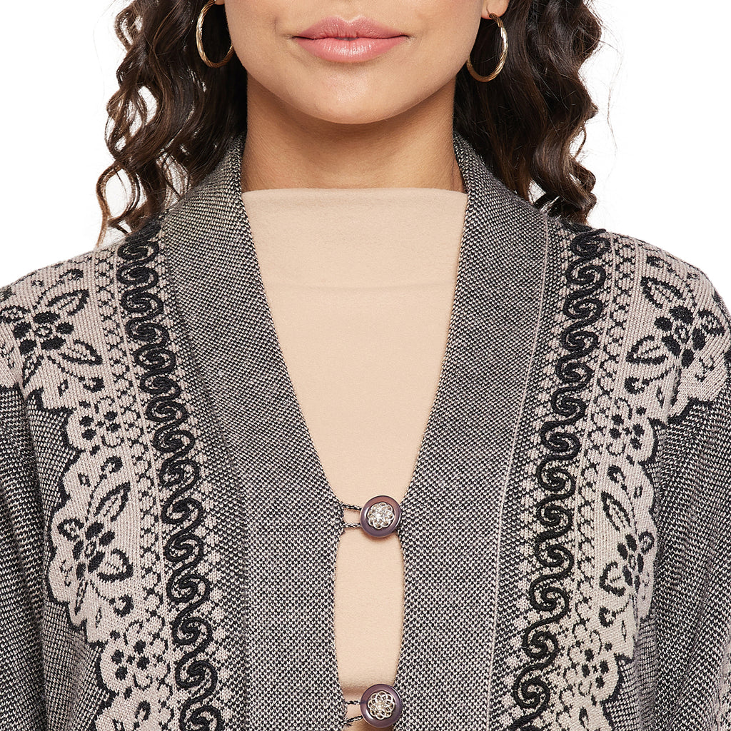 Duke Urban Women Full sleeve V Neck Cardigan (SDS1133)