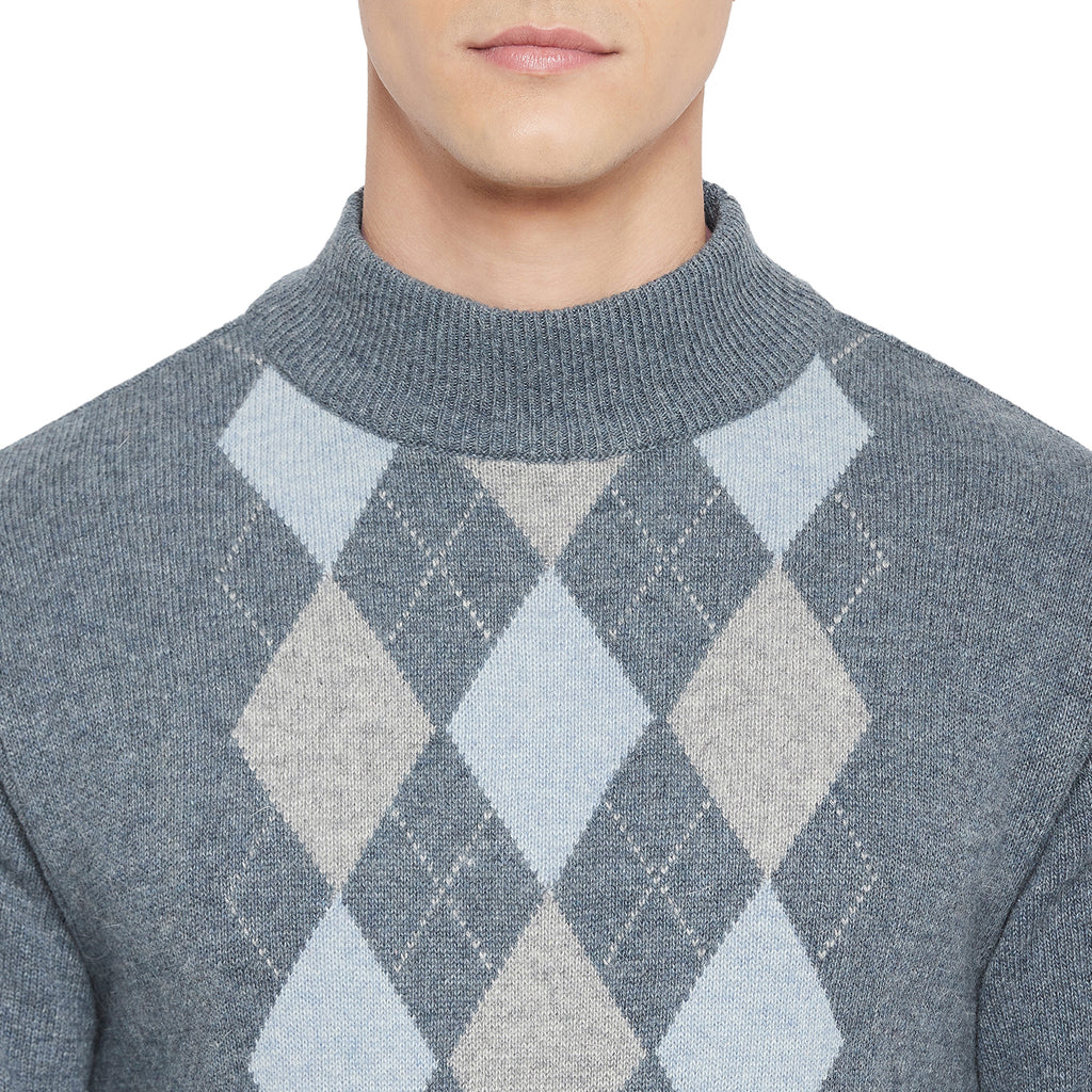 Duke Urban Men Full Sleeve High Neck Sweater (SDS695)