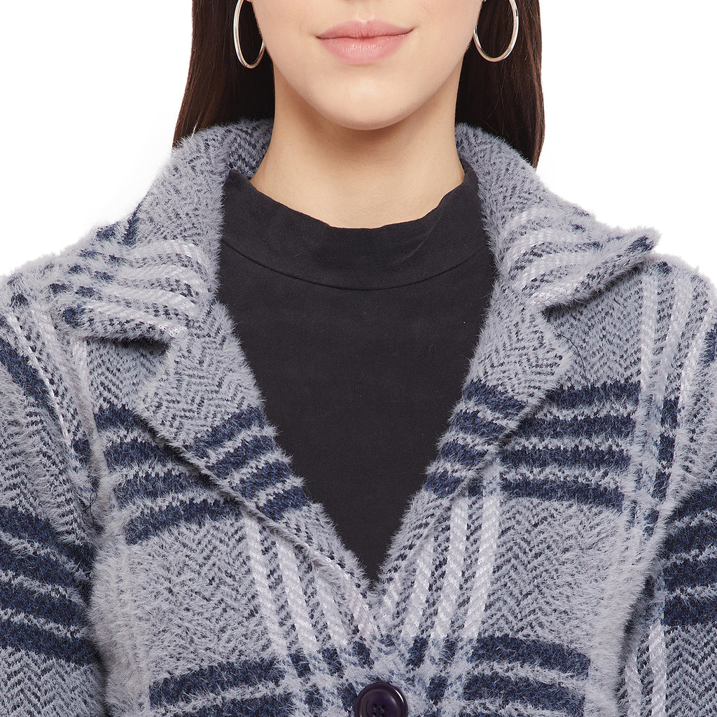 Duke Urban Women Full Sleeve Long Cardigan (SDS9641)