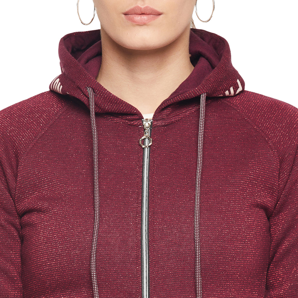 Duke Urban Women Full Sleeve Hooded Sweatshirt (LFX750)