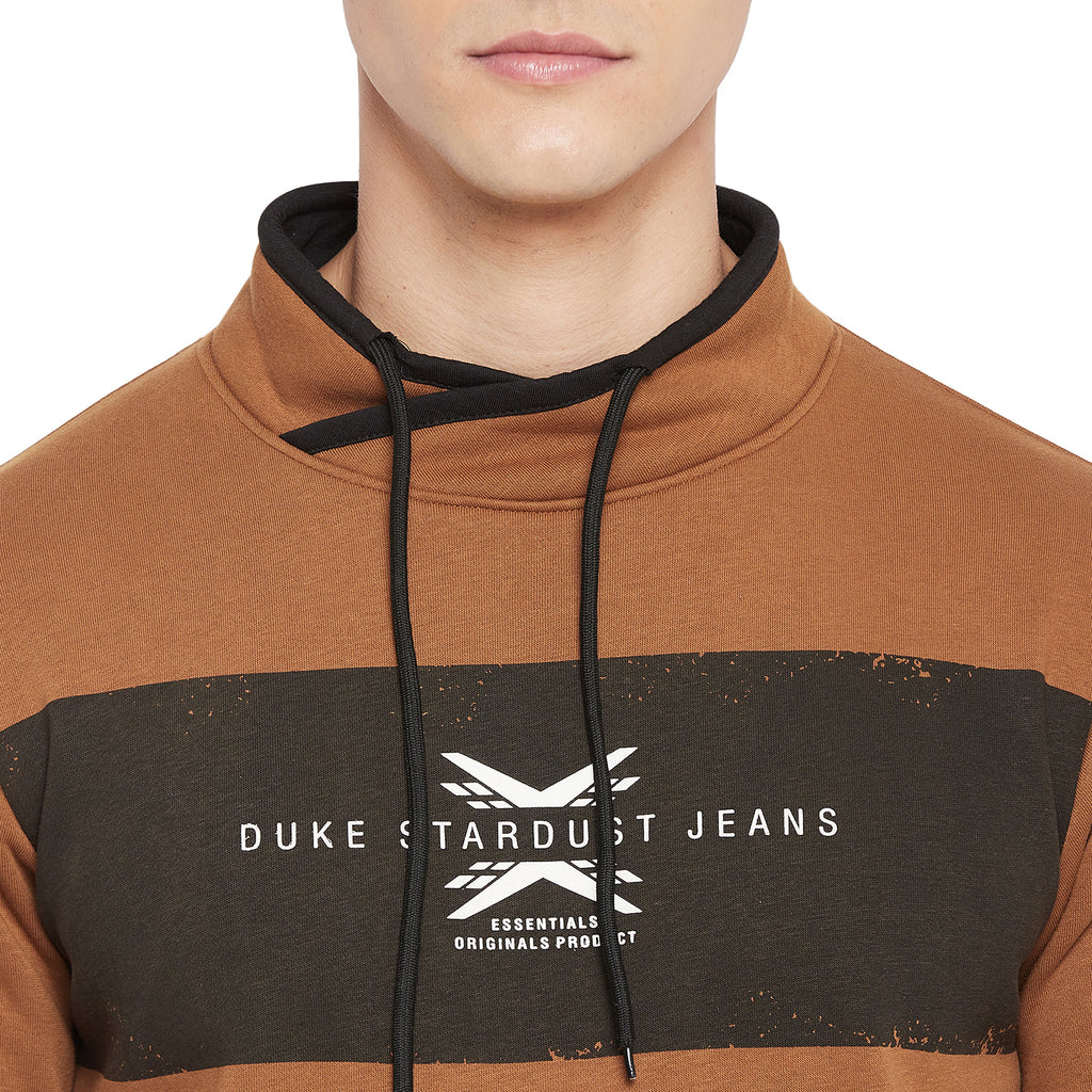 Duke Urban Men Cowl Neck Sweatshirt (LF3849)
