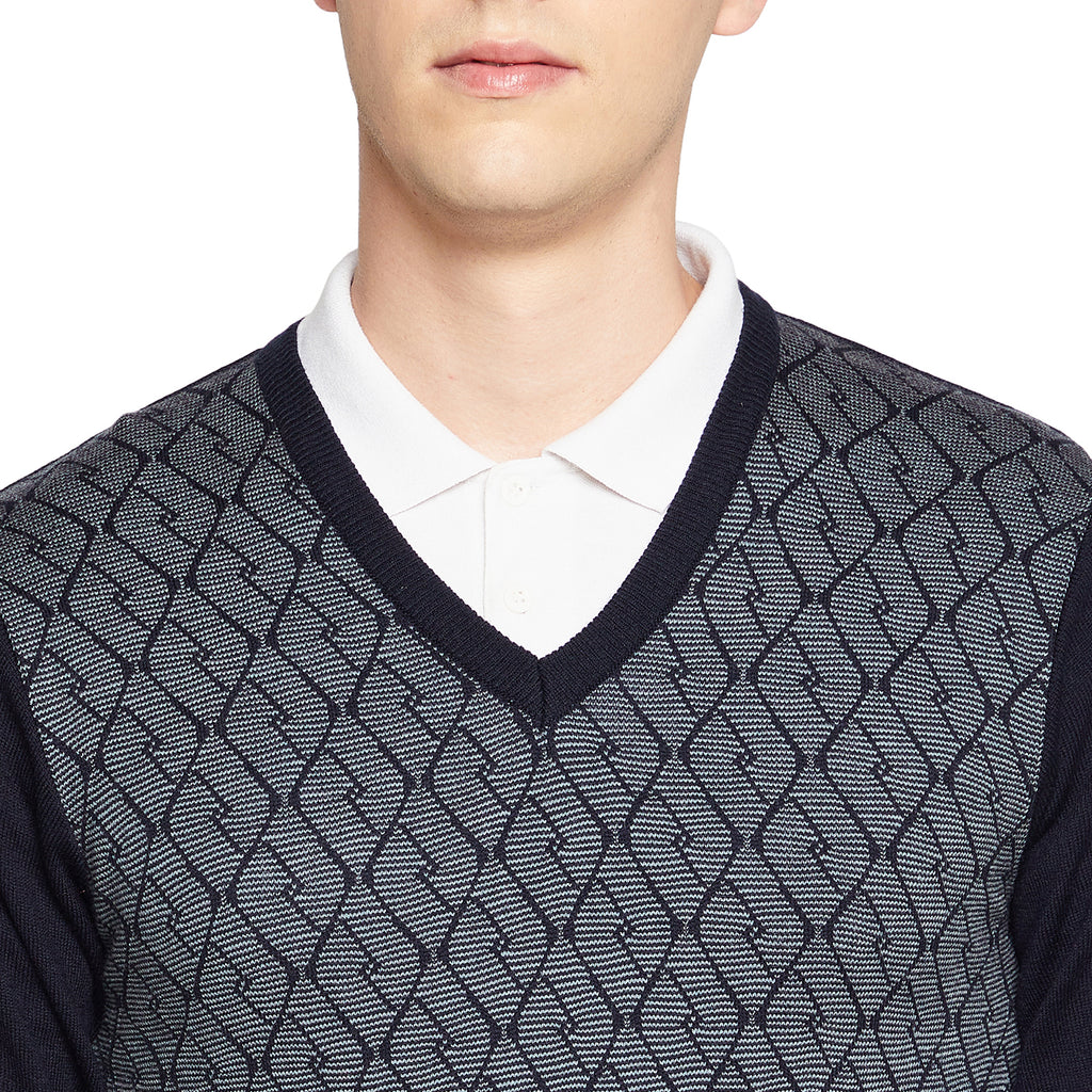 Duke Urban Men Full Sleeve V Neck Sweater (SDS8090)