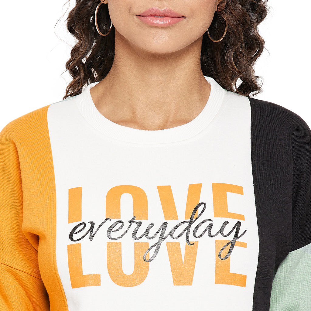 Duke Urban Women Full Sleeve Round Neck Sweatshirt (LFX874)