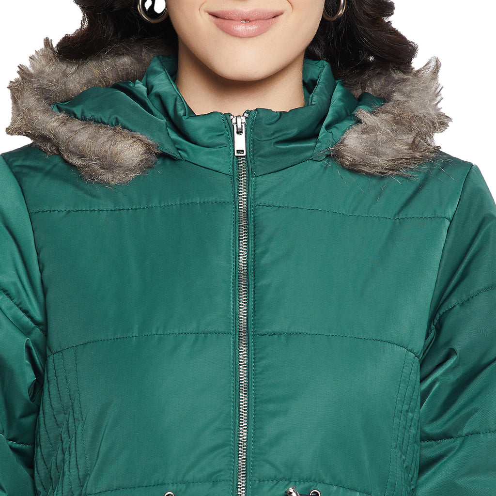 Duke Urban Women Full sleeve Hooded Jacket (SDZ1923)