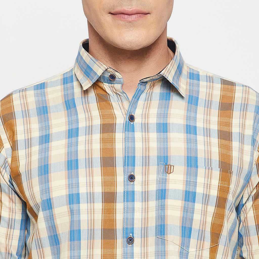 Duke Urban Men Full Sleeve Cotton Shirt (SDO5CKQ)