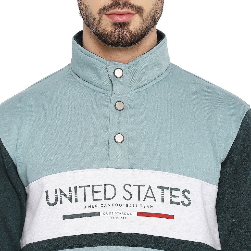 Duke Urban Men Collared Sweatshirt (LF6112)