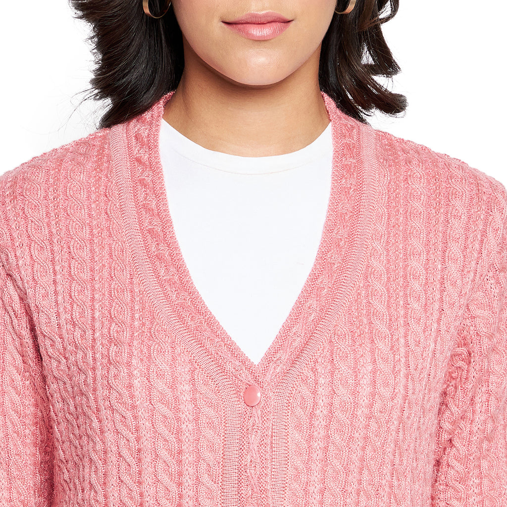 Duke Urban Women Full sleeve V Neck Cardigan (SDS9727)