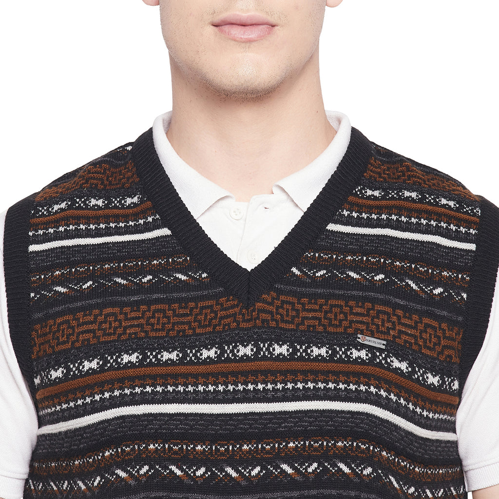 Duke Urban Men Sleeveless V Neck Sweater (SDS2029)