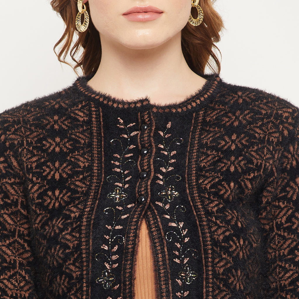 Duke Urban Women Self Design Cardigan (SDS1048)