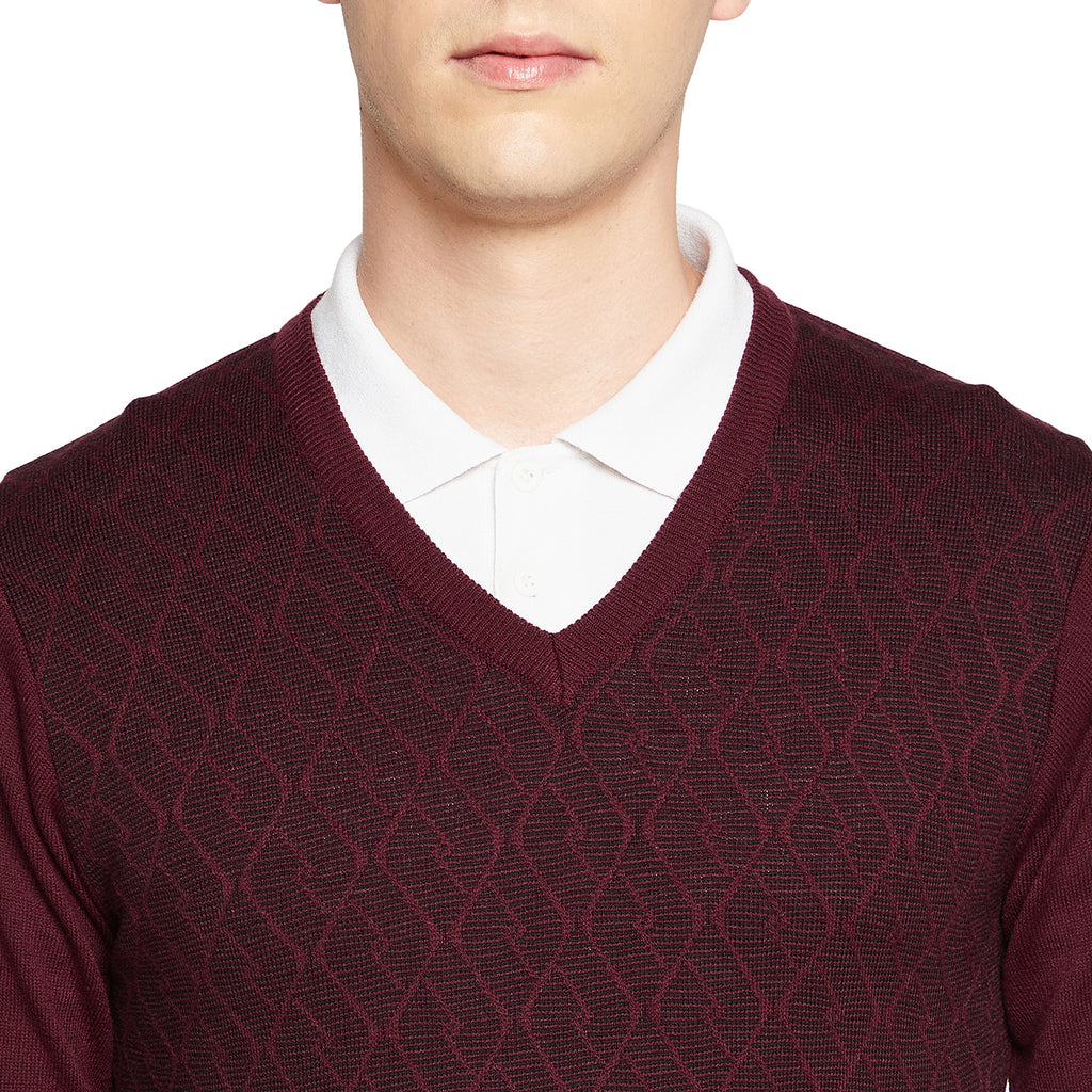 Duke Urban Men Full Sleeve V Neck Sweater (SDS8090)