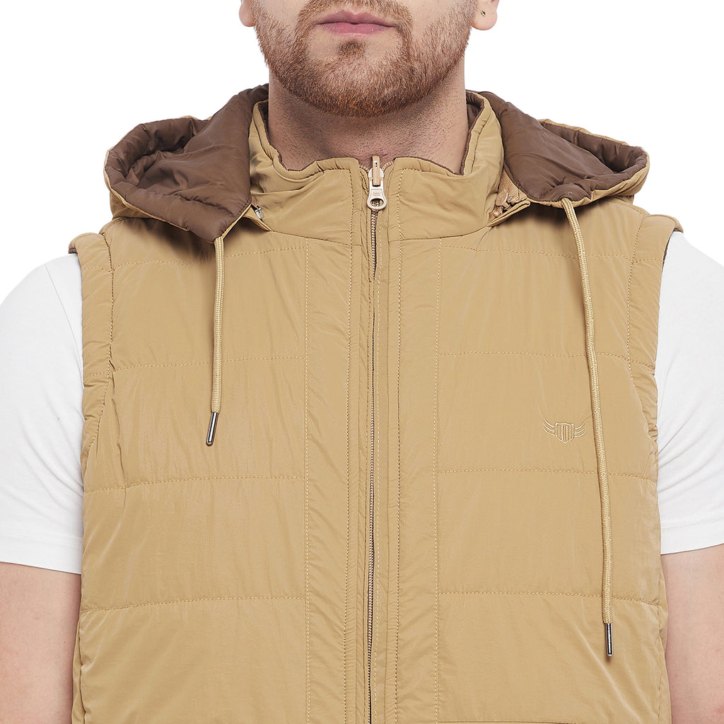 Duke Urban Men Sleeveless Reversible Jacket (SDZ913)