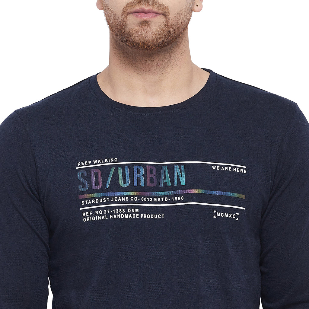 Duke Urban Men Full Sleeve Cotton T-Shirt (LF3929)