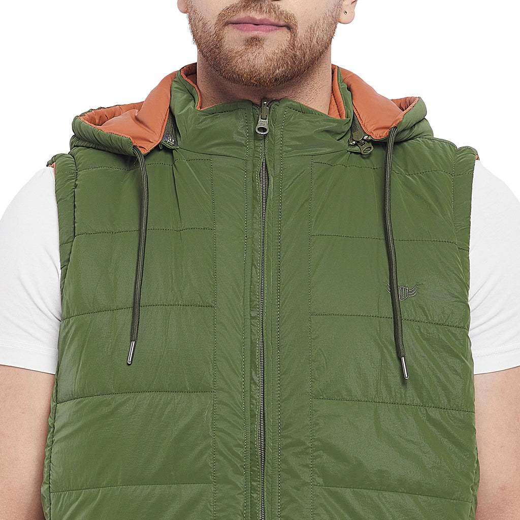Duke Urban Men Sleeveless Reversible Jacket (SDZ913)