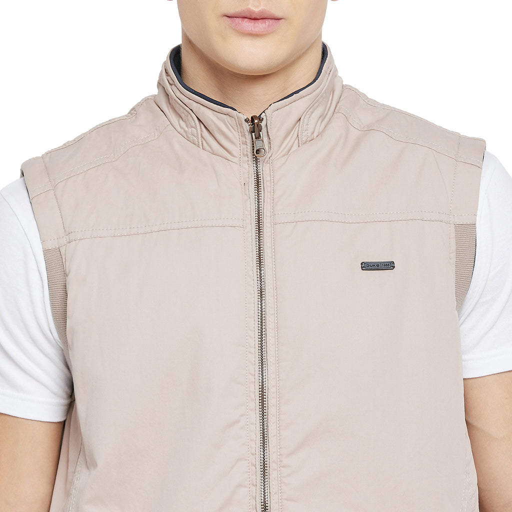 Duke Urban Men Sleeveless Reversible Jacket (SDZ912)