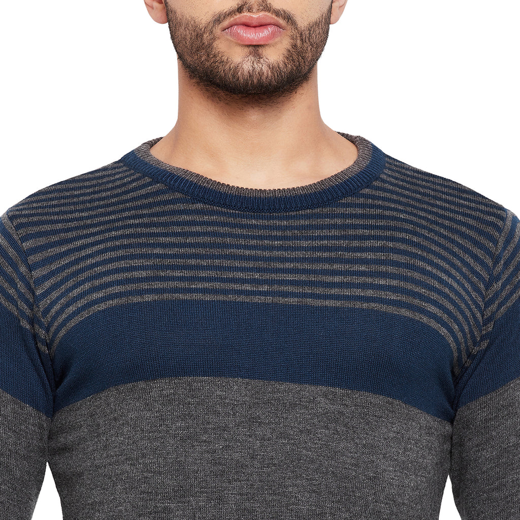 Duke Urban Men Full Sleeve Striped Sweater (SDS8101)