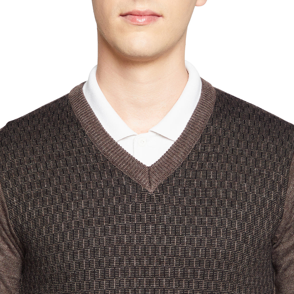 Duke Urban Men Full Sleeve V Neck Sweater (SDS8088)