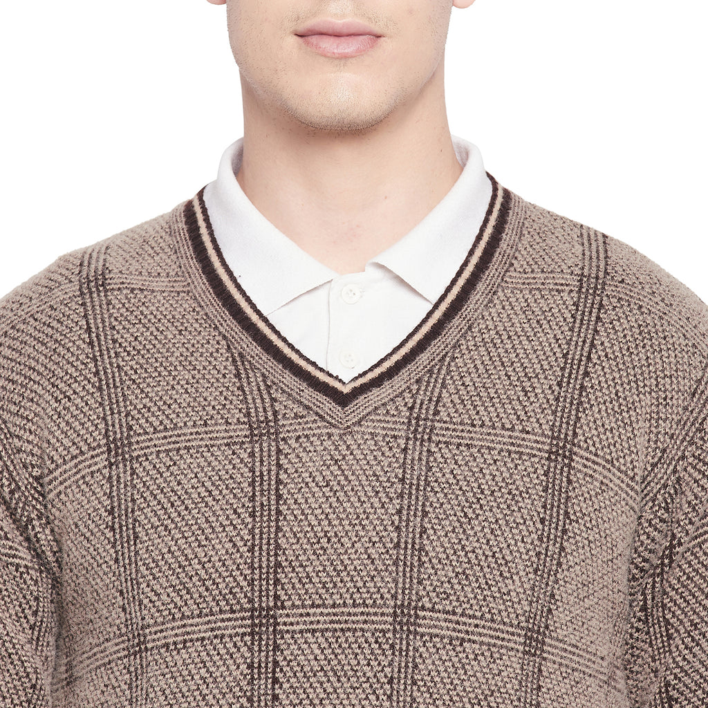 Duke Urban Men Full Sleeve V Neck Sweater (SDS2067)