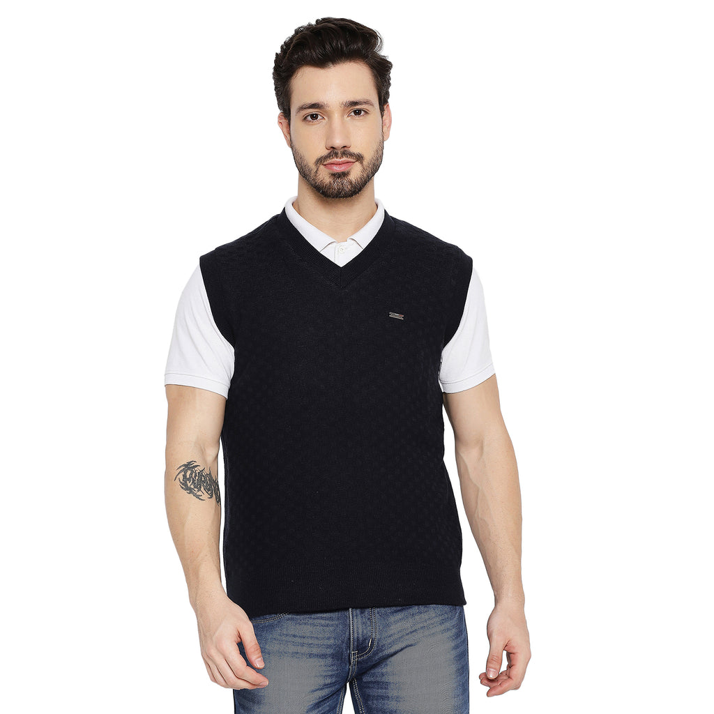 Duke Urban Men Sleeveless Reversible Sweater (SDS2037)
