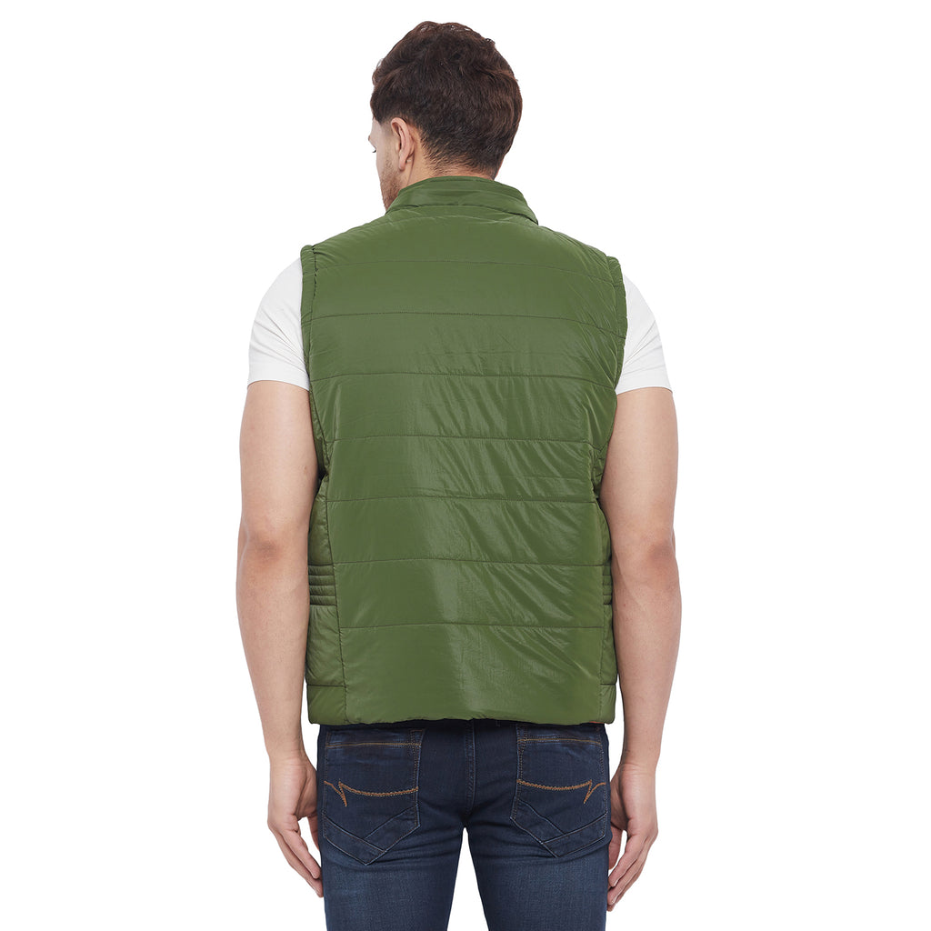 Duke Urban Men Sleeveless Reversible Jacket (SDZ913)