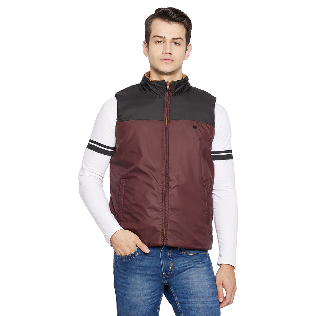 Duke Urban Men Sleeveless Reversible Jacket (SDZ908)