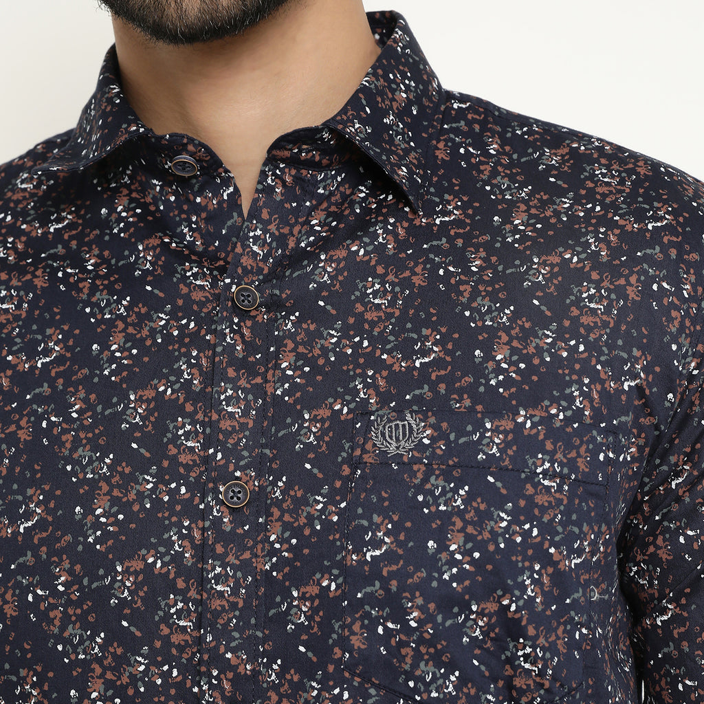 Duke Urban Men Full Sleeve Cotton Shirt (SDO6PRTG)