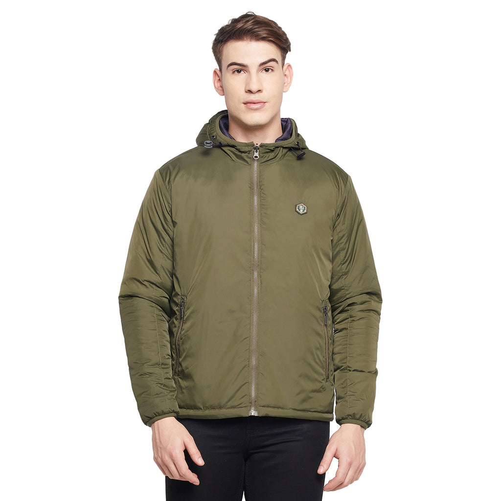 Duke Urban Men Full Sleeve Reversible Hooded Jacket (SDZ898)