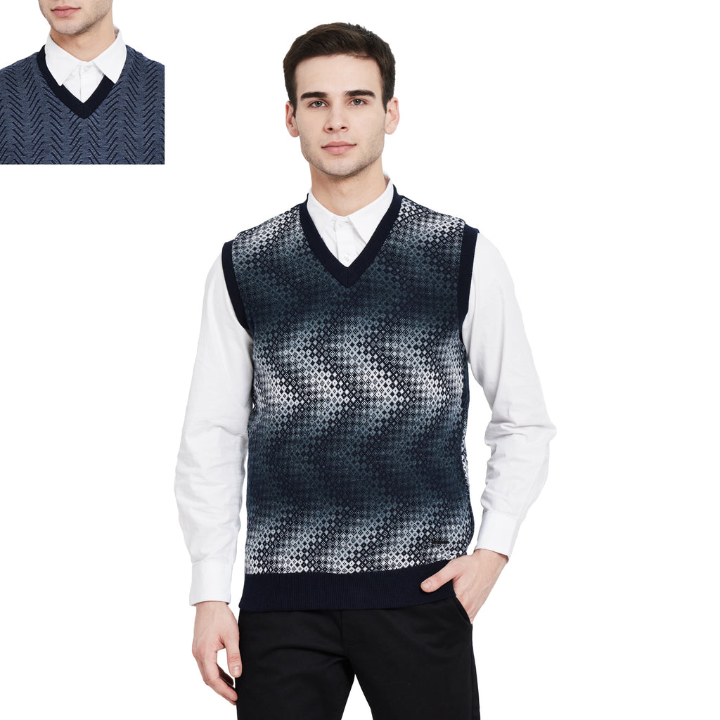 Duke Urban Men Sleeveless Reversible Sweater (SDS702)