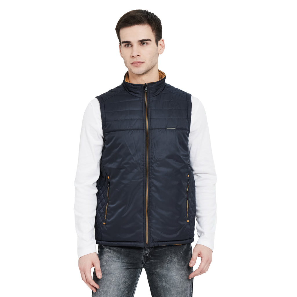 Duke Urban Men Sleeveless Reversible Jacket (SDZ911)