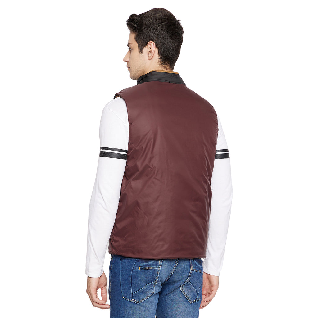 Duke Urban Men Sleeveless Reversible Jacket (SDZ908)