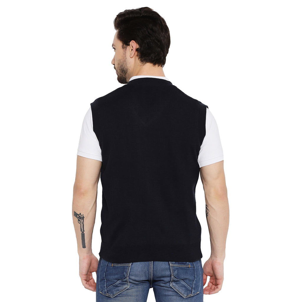 Duke Urban Men Sleeveless Reversible Sweater (SDS2037)