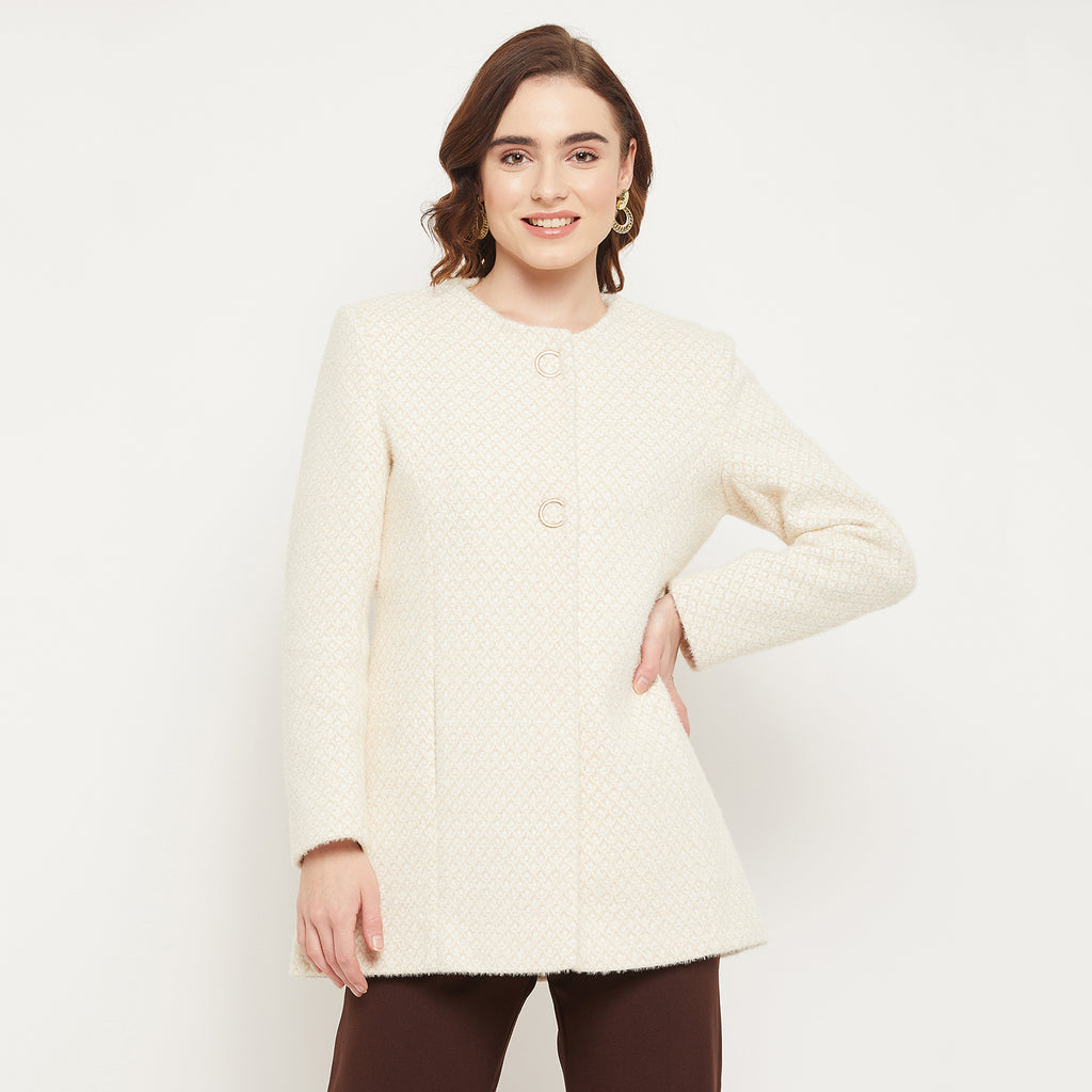 Duke Urban Women Collared Neck Coat (SDZC106)
