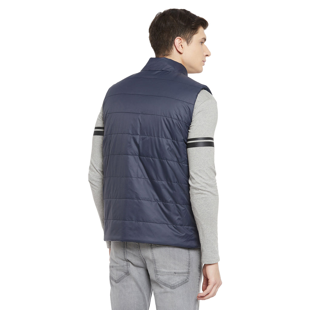 Duke Urban Men Sleeveless Reversible Jacket (SDZ907)