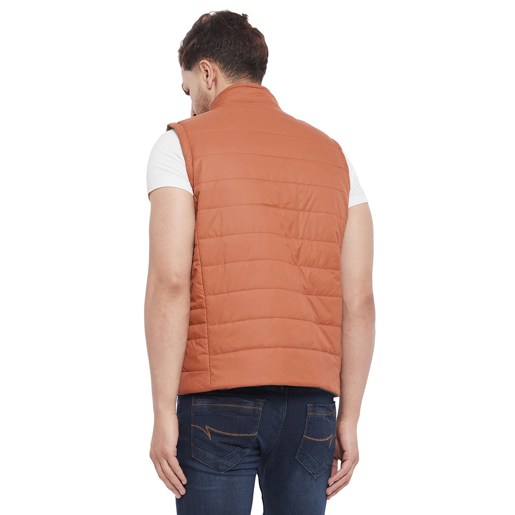 Duke Urban Men Sleeveless Reversible Jacket (SDZ913)