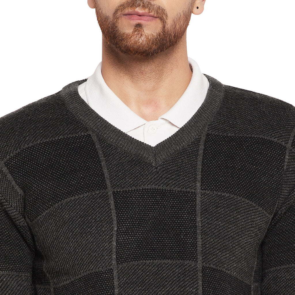 Duke Urban Men Full Sleeve V-Neck Sweater (SDS2053)