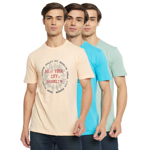 Duke Stardust Men Half Sleeve Cotton T-shirt (Pack of 3) (SDVP40)