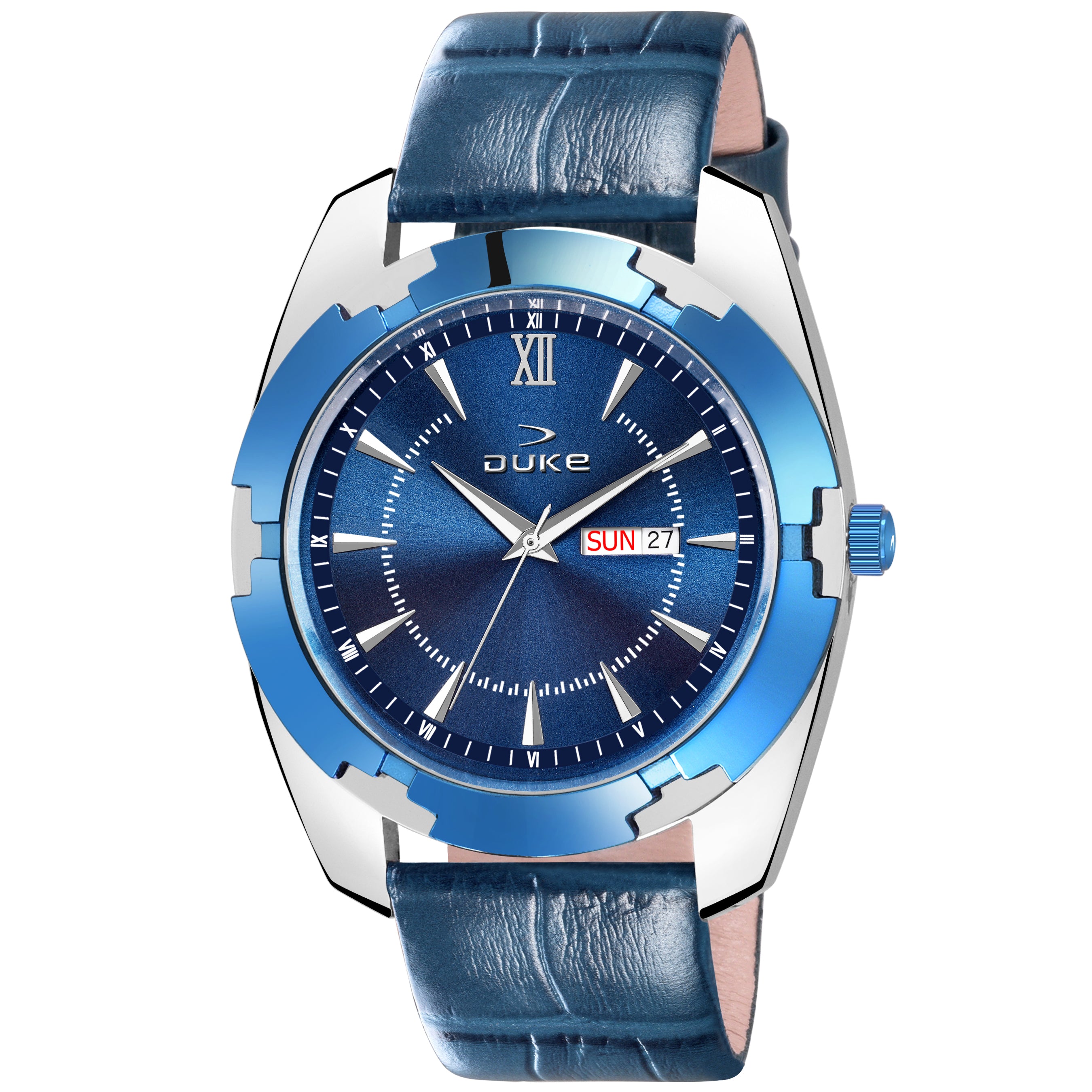 Duke Analog Display Round Dial Men Watch Blue Dial (DK005RM01S)