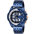Duke Chronograph Men Watch with Stylish Stainless Steel Blue Dial  (DK4010CRM02C)