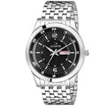 Duke Analogue Men Watch Stylish Stainless Steel Strap Black Dial (DK010RM02C)