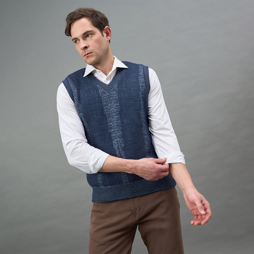 Duke Urban Men Sleeveless Reversible Sweater (SDS2171A)