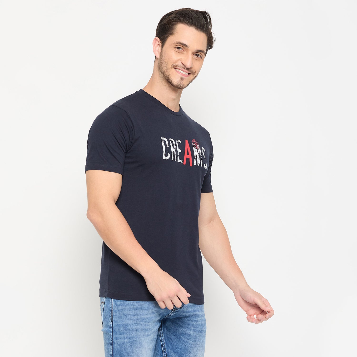 Duke Urban Men Half Sleeve Cotton Pack of 3 T-shirts  (ONSDVP42)